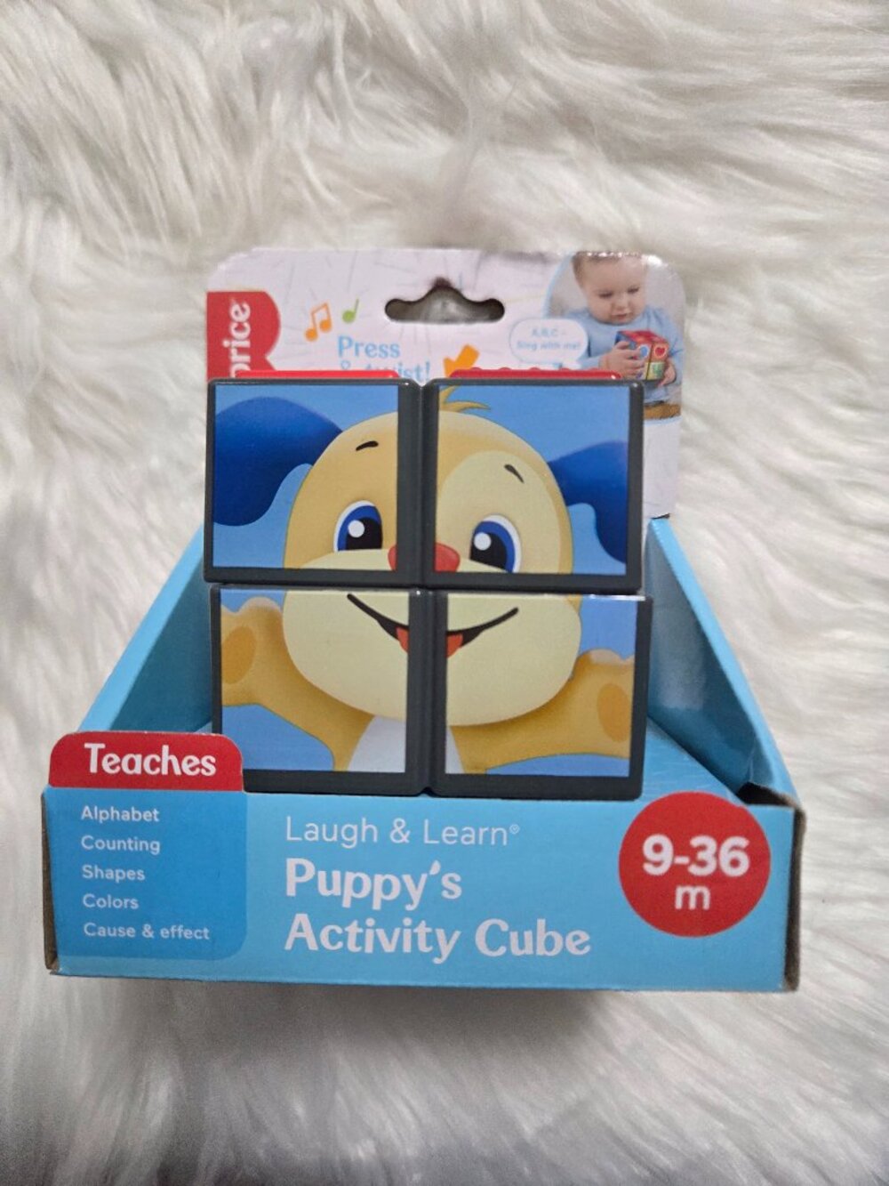 Fisher Price Laugh & Learn Puppy’s Activity Cube Toy